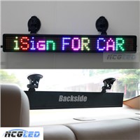 NEW PRODUCT Ultrathin P7.62 SMD RGB Car LED Message Sign
