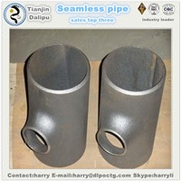 Black Carbon Steel Pipe Saddle Pipe Fittings Barred Tee