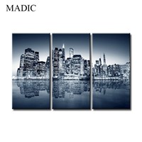 Wall Art Canvas Modern Oil Painting of Landscape Manhattan City View New York Landscapes Printed Wall Painting