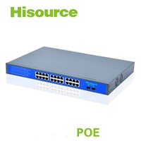10/100/1000mbps Full Gigabit 24 Port Poe Switch