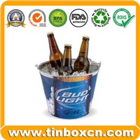 Beer Tin Pail, Metal Tin Ice Bucket