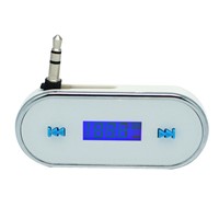 GXYKIT Car FM Transmitter F2 Radio Music Transmitter with Built-in Lithium Battery