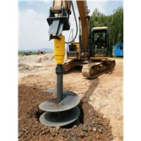 YDH Hydraulic Earth Auger Drives Auger Drill Excavator Attachment for Post Hole Digging