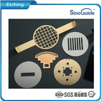 Highly Customized Etching of Metals Brass Plate for Toy Spare Parts