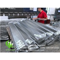 Laser Cutting Aluminum Screen Facade Panel Metal Carved Hollow Panel