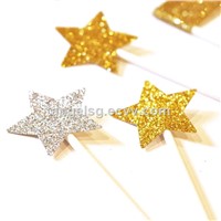 Party Funy Stars Glitter Stickers