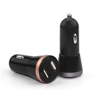 USB Car Charger 5V 2.4A Dual USB Mobile Phone Car Charger
