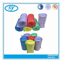 LDPE/HDPE Plastic Multicolor Garbage Bags on Roll