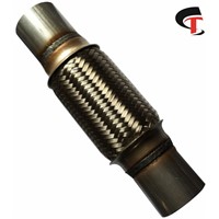 High Performance Automobile Car Stainless Steel Exhaust Flexible Pipe with Nipples L: 8&amp;quot;/10&amp;quot;/12&amp;quot;/14&amp;quot;