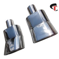 Hot Selling High Performance Automobile Car Stainless Steel Mirror Polished Exhaust Tail Tips