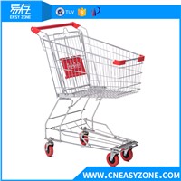 Asia-Style Supermarket Shopping Cart