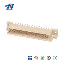 2 Rows Ph2.54mm DIN41612 Euro Connectors Male Straight Vertical 20P, 32P, 48P, 64P Board To Board Connector