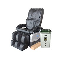 HFR-888-2A-C Coin Operated Massage Chair with Glass Plate Vending Commercial Massage Chair Connect with Coin Acceptor