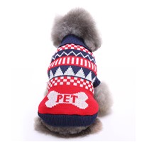 OEM Pet Dog Clothing Knitted Sweater