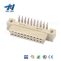 2 Rows Ph2.54mm DIN41612 Euro Connectors Female Right Angel 20P, 32P, 48P, 64P Board To Board Connector