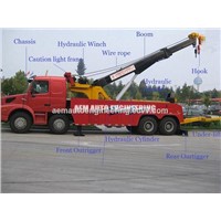 25 Ton Rotation Tow Truck Road Recovery Wrecker Truck