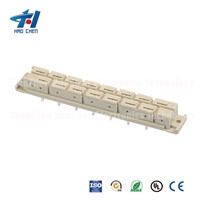2 Rows Ph5.08mm DIN41612 Euro Connectors 15PIN High-Current Female Straight&amp;amp;Male Right Angle