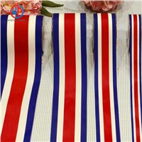 Custom Striped Polyester Satin Ribbon