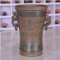 Drum Design Shape Art Ware Ceramic Handmade China Artisitc