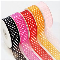 Sheer Organza Colorful Patterned Printed Ribbon