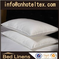Wholesale White Color 100% Cotton Hotel Pillow Cushion for 5 Star