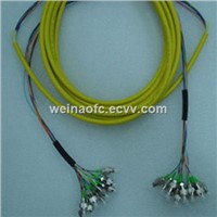 Fiber Optic Patch Cord FC ST SC LC MTRJ MU Cable Breakout Bundle 12 Cores