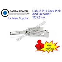 High Quality TOY2 Track Lishi 2 in 1 Lock Pick &amp;amp; Decoder for New Toyota
