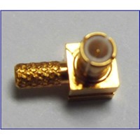 Right Angle MCX RF Coaxial Connector for Cable