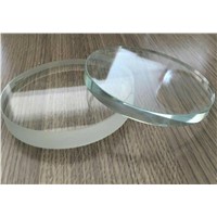 Pyrex Round Circular Gauge Glass Polished Edges