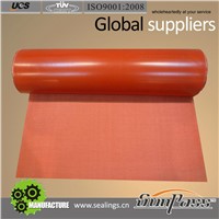 Heat Protection Convenient Recreation Ground Silicone Coated Fiber Glass Cloth Colored Fiberglass Cloth