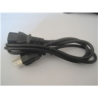 4/10/13/15A 125V USA PVC 3 Prong USA AC Power Cord Power Cable