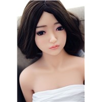 135cm Black Hair Cute Face Attractive Full Silicone Sex Doll for Man