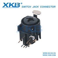 Blue Right Angle Carnon Block Six Core XLR