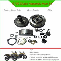 C100 Motorcycle Clutch Assembly