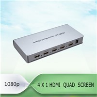 HOT HDMI 4x1 Quad Screen Multiviewer Seamless Switcher