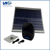 Mini Solar System Project Solar PV Module System with Camping Lantern External Battery Pack