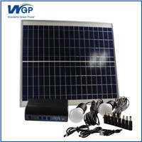 China Cheap 20w Home Solar Lighting System Charge 19V Laptop