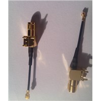 Right Angle SMA RF Coaxial with Cable for PCB