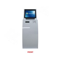 17 Inch Touch Screen Bank Note Receiver Self Service Kiosk Enclosure Terminal
