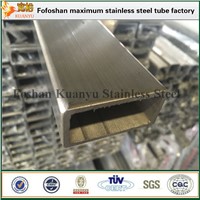 ASTM A554 Top Quality 304 304L Hairline Stainless Steel Rectangular Pipe/ Tube