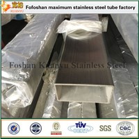 Satin Hairline Finish Stainless Steel Rectangular Tube Pipe 316 with Competitive Price