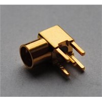 Right Angle MMCX RF Coaxial Connector for PCB