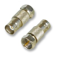 Straight F RF Coaxial Connector Adapter for Cable