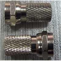 Straight F RF Coaxial Connector for Cable