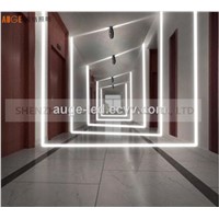 360degree LED Window Lamp Ceiling Mounted, Windowsill Decorative Light for Hotel, Gallery Replace Strip/Flood Light RGBW