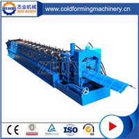 PLC Controlled Color Coated Steel Metal Ridge Sheet Forming Machine