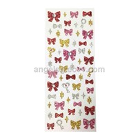 Shimmer Decorative Kids Stickers with Glitter Jewel