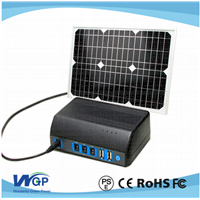 Richroc Rechargeablec Mini Portable Solar Homeage System with Battery