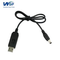 USB DC Boosting Cable Power Bank USB 5v to 9v 12v Step up Cable USB DC Boost Converter