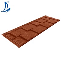 Shingle Type Stone Chip Coated Aluminium Zinc Roof Tile